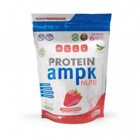 AMPK AMPK NUTRI PROTEINA VEGETAL SABOR FRUTILLA EN POLVO X506G