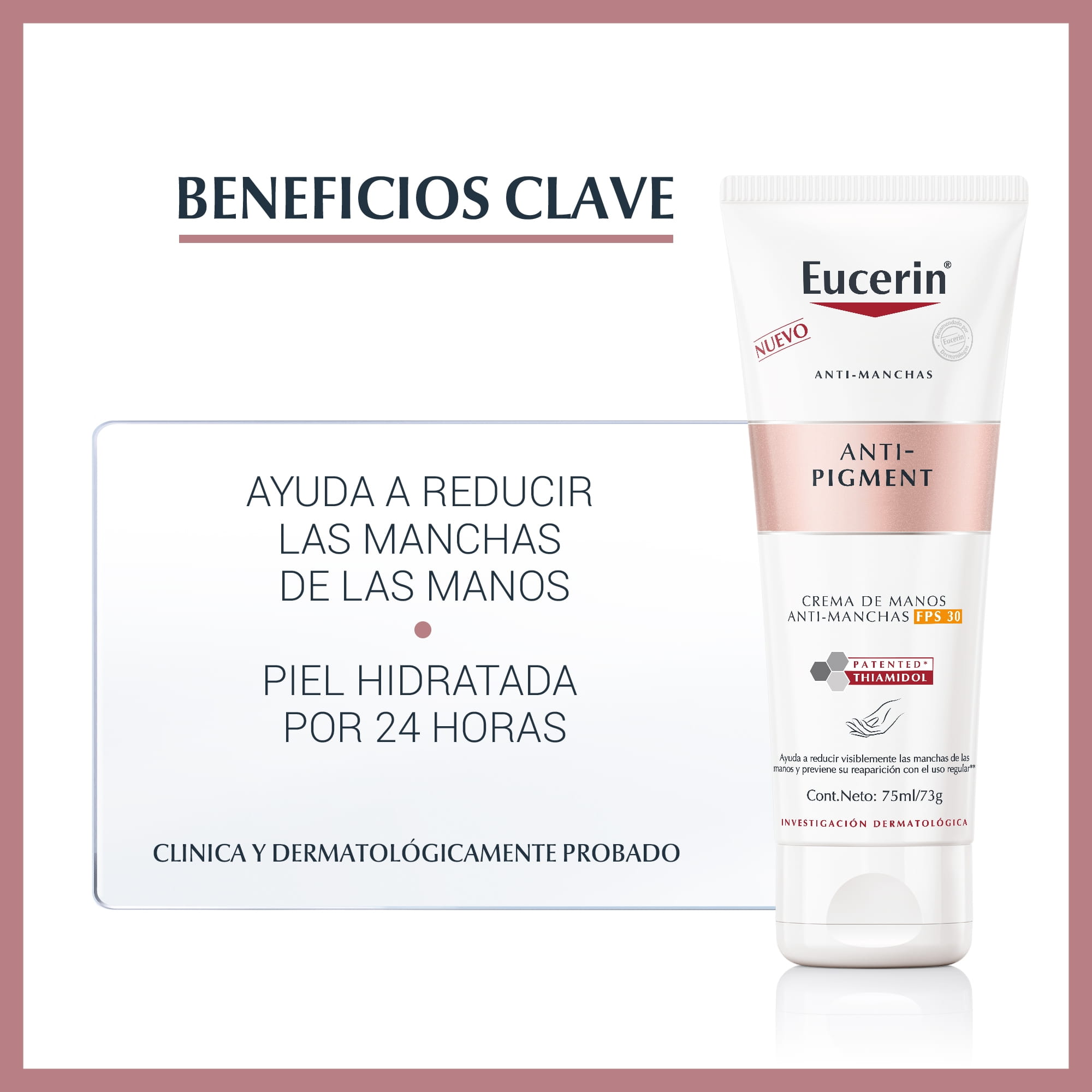 EUCERIN Anti-Pigment Crema de Manos fps30 x75ml